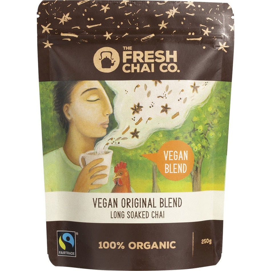 THE FRESH CHAI CO Vegan Original Blend Long Soaked Chai 250g