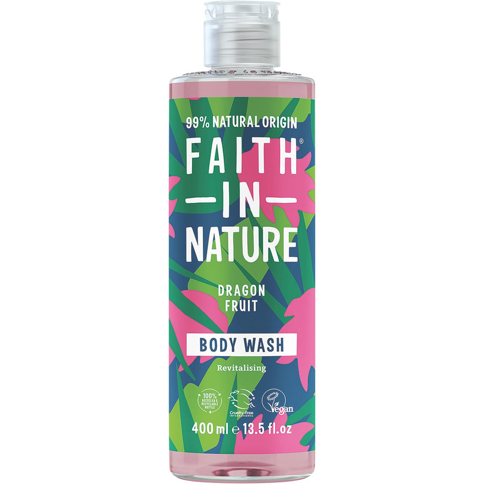 FAITH IN NATURE Body Wash Revitalising Dragon Fruit 400ml