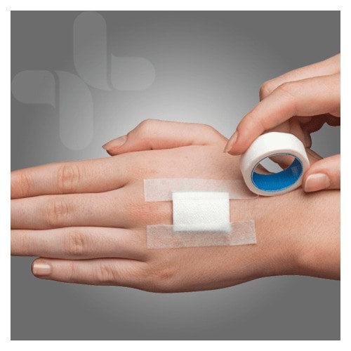 Aerotape White Microporous Paper Tape 1.25cm X 5m