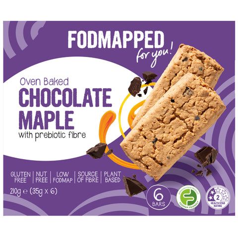 Fodmapped OvenBaked Bars Chocolate&Maple 210g (Pack of 6)