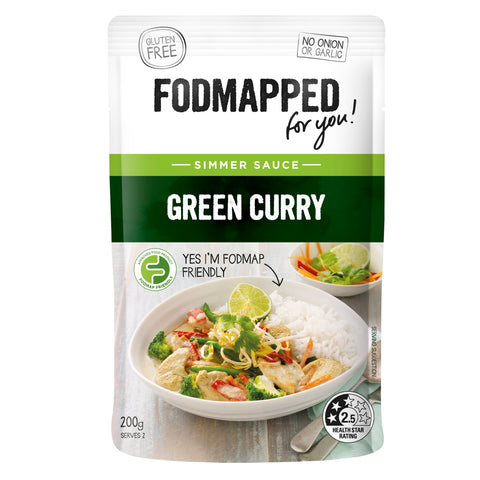 Fodmapped Simmer Sauce Green Curry 200g (Pack of 6)