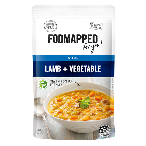 Fodmapped Lamb & Vegetable Soup 500g (Pack of 5)