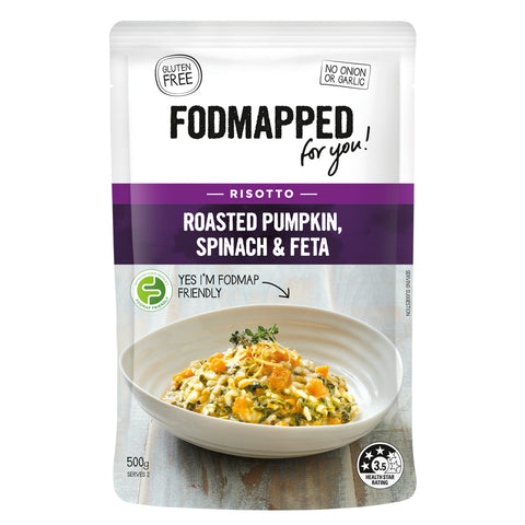 Fodmapped Roasted Pumpkin, Spinach&Feta 500g (Pack of 5)
