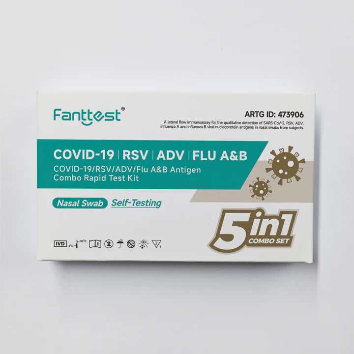 Fanttest 5 In 1 COVID Test 1 Pack