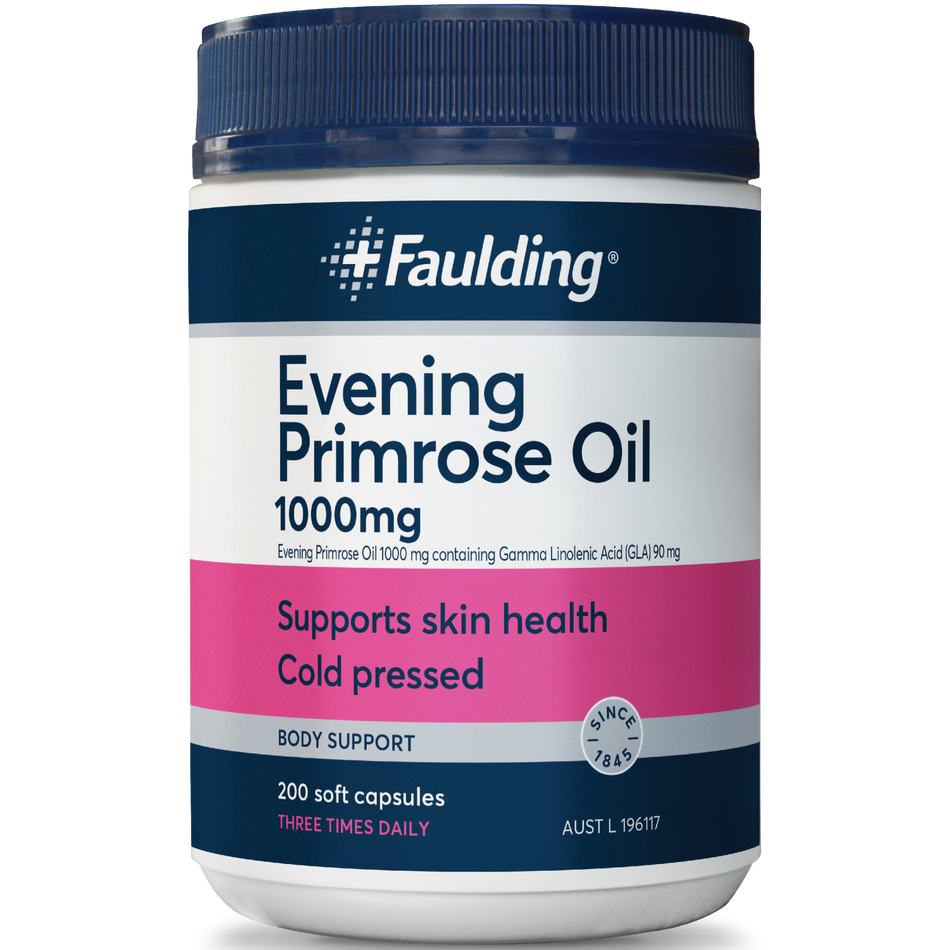 Faulding  Evening Primrose Oil 1000mg 200 Capsules