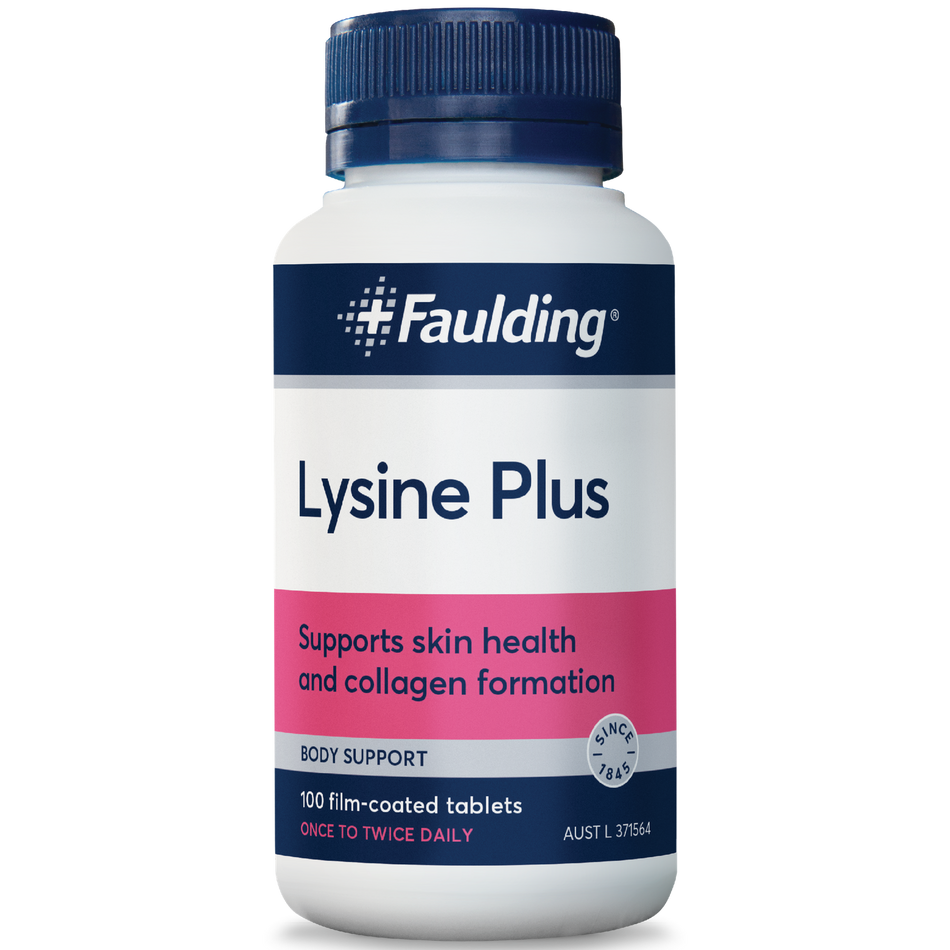 Faulding Lysine Plus 100 Tablets
