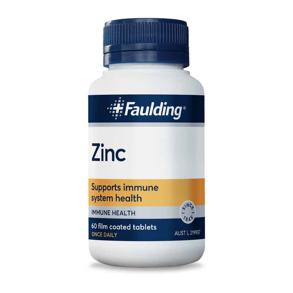 Faulding Remedies Zinc Support 60 Tablets