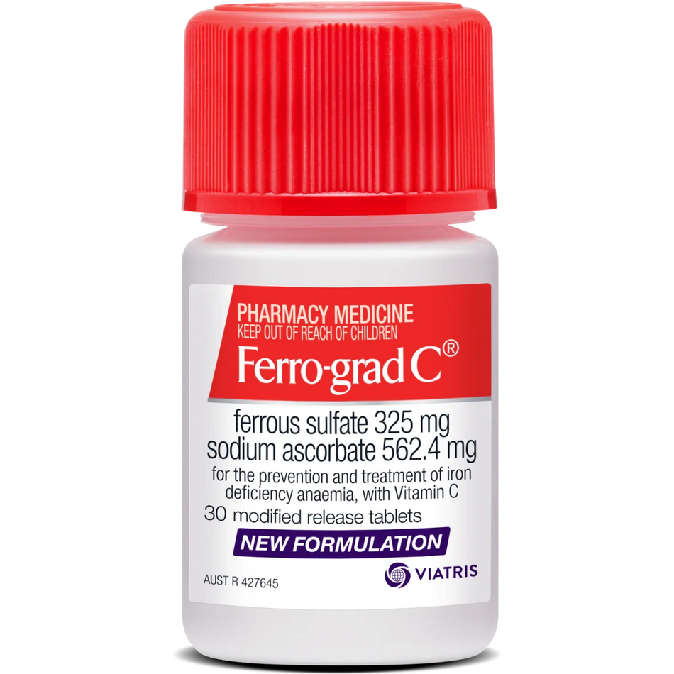 Ferro-Grad C 325/562.4Mg 30 Tablets New Formulation