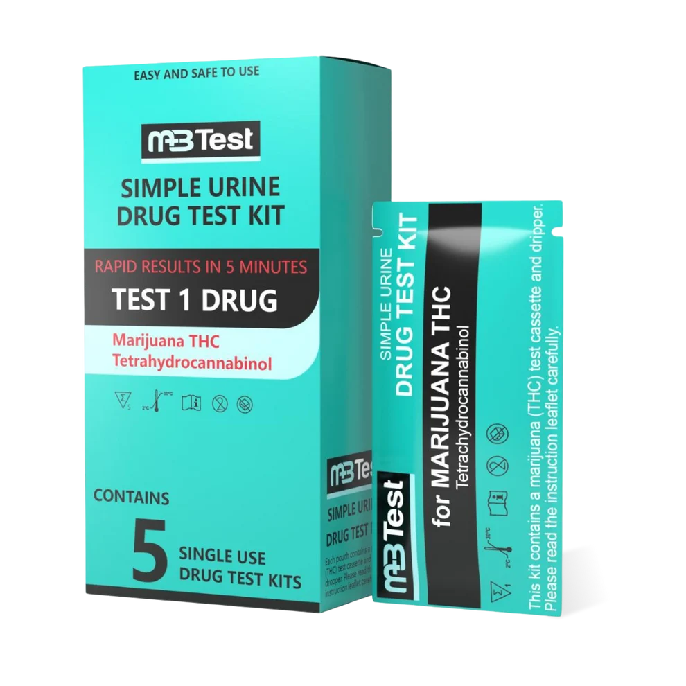 MBTest Marijuana 5 Pack Urine Test Kit
