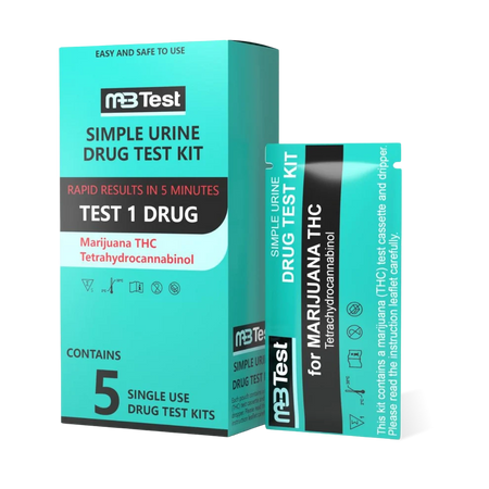 MBTest Marijuana 5 Pack Urine Test Kit