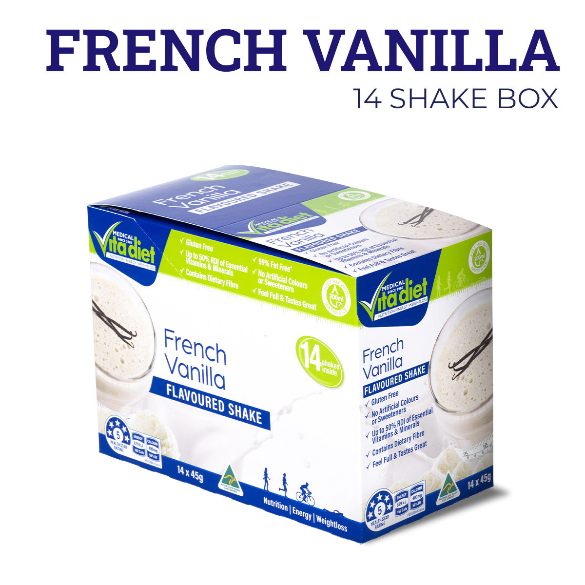 Vita Diet Vanilla Shake 14 Pack