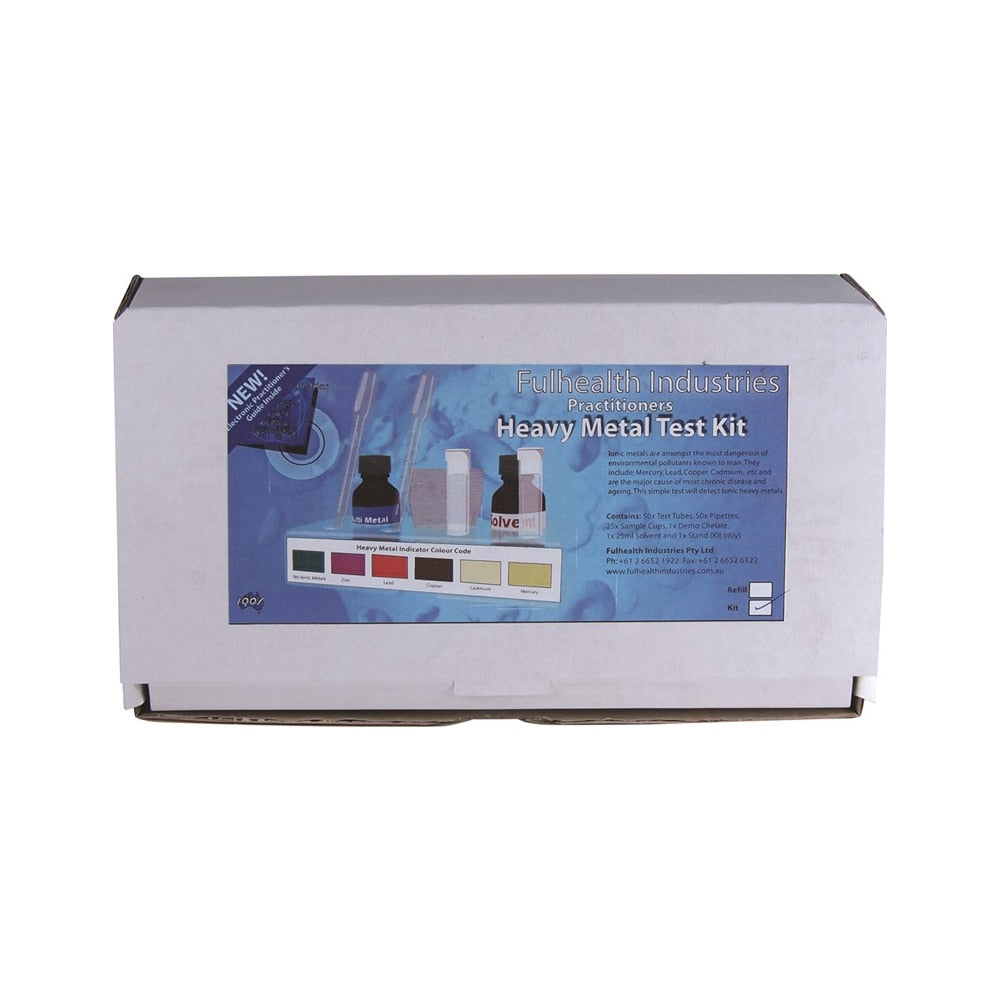 Fulhealth Industries Practitioner Practitioners Heavy Metal Test Kit x 50 Pack
