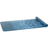 GAIAM Yoga Mat Essential Support 4.5mm Blue Flower 61cm x 173cm 1