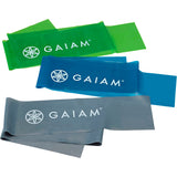 GAIAM Strength & Flexibility Kit Light, Medium & Heavy Bands 1
