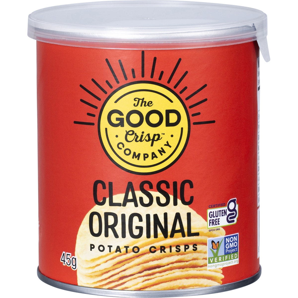 The Good Crisp Company Potato Crisps Classic Original 12x45g