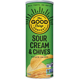 THE GOOD CRISP COMPANY Potatos Crisp Sour Cream And Chives 8x160g