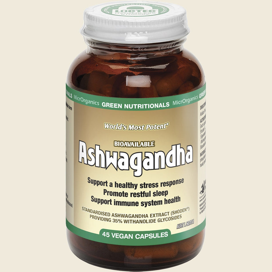 Green Nutritionals Ashwagandha 45 Caps