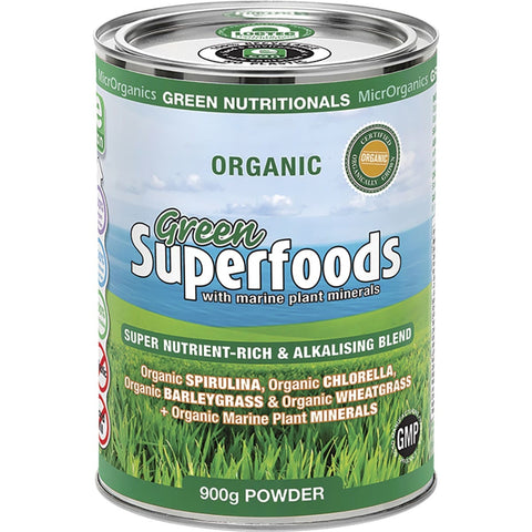 Green Nutritionals Organic Green Superfoods Powder 900g
