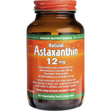 GREEN NUTRITIONALS Natural Astaxanthin Vegan Capsules (12mg) 60