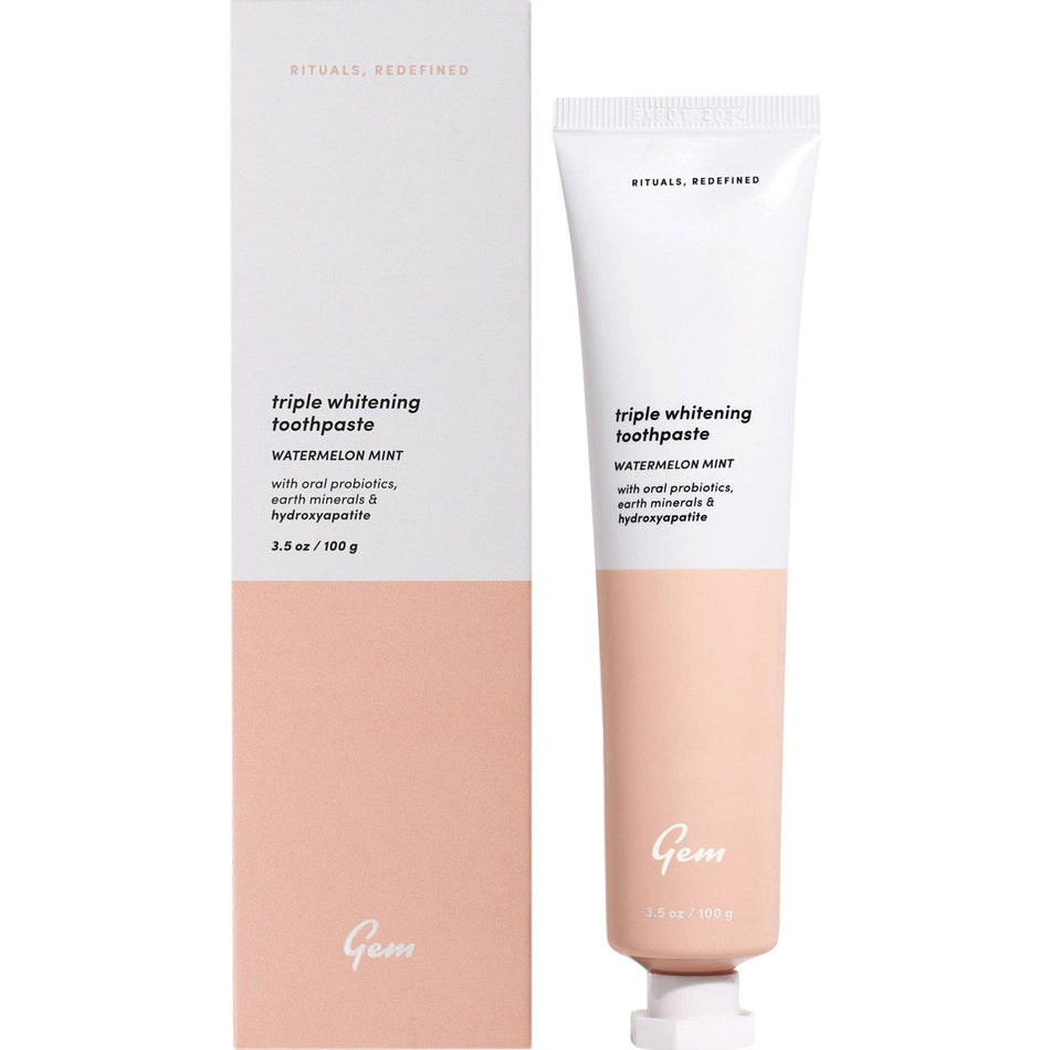 GEM Toothpaste Triple Whitening Watermelon Mint 100g