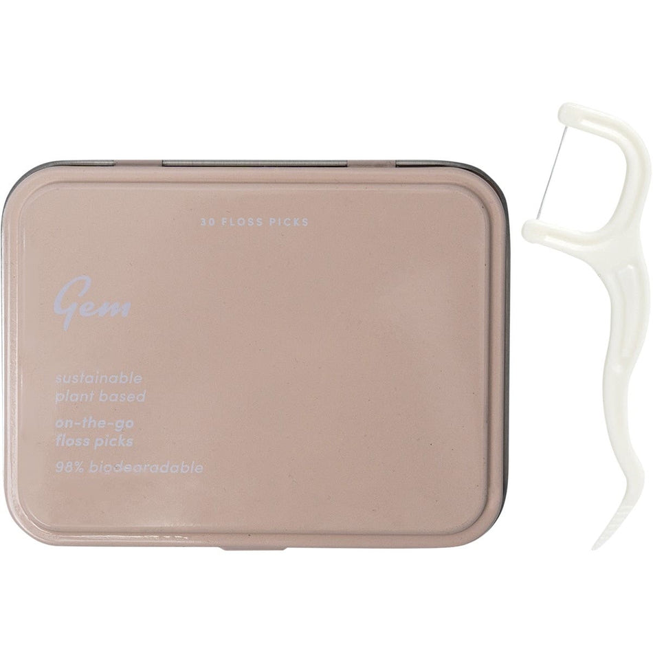 Gem On-The-Go Floss Picks Tin x 30 Pack