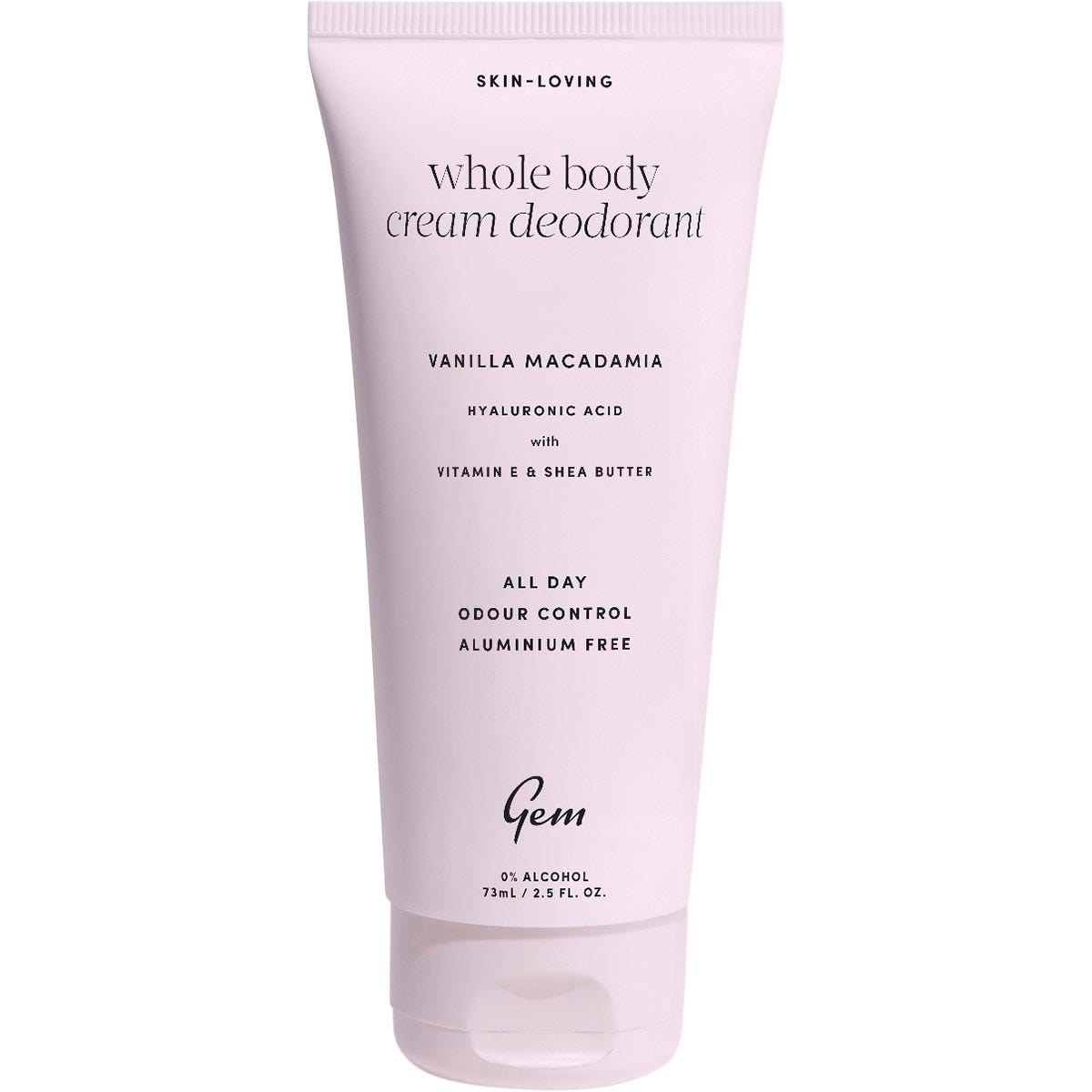 Gem Whole Body Cream Deodorant Vanilla Macadamia 73ml