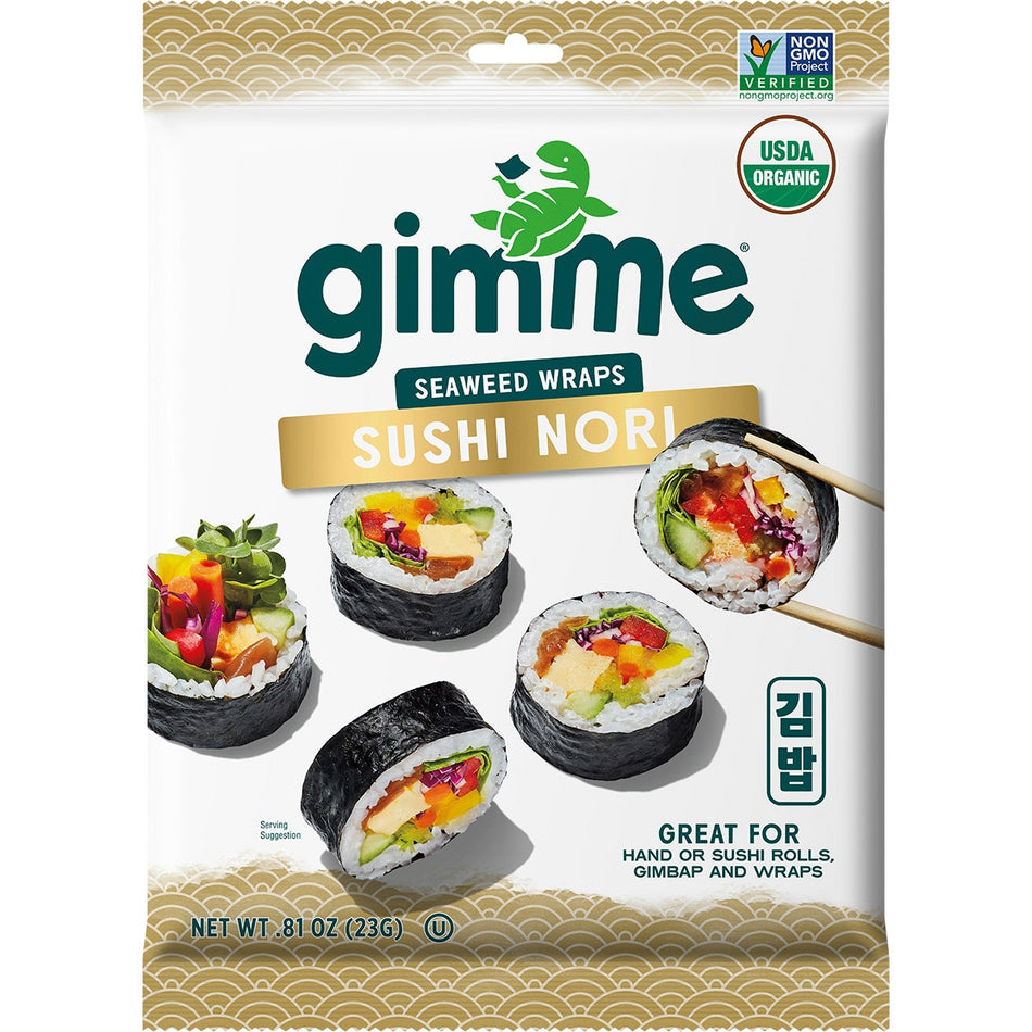 GIMME Roasted Seaweed Sushi Nori (9 Sheets) 23g