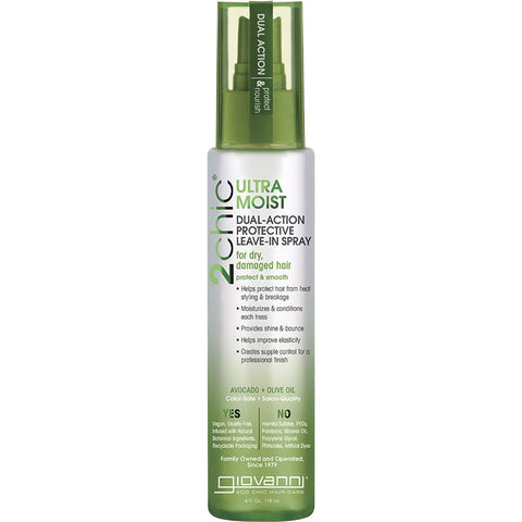Giovanni Leave-in Spray - 2chic Ultra-Moist (Dry, Damaged Hair) 118ml