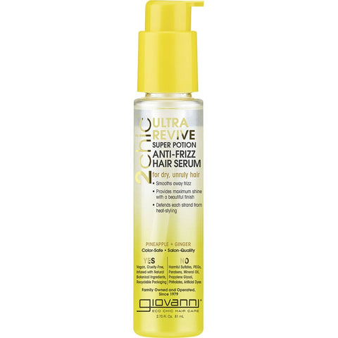 Giovanni Anti-Frizz Serum - 2chic Ultra-Revive (Dry, Unruly Hair) 81ml