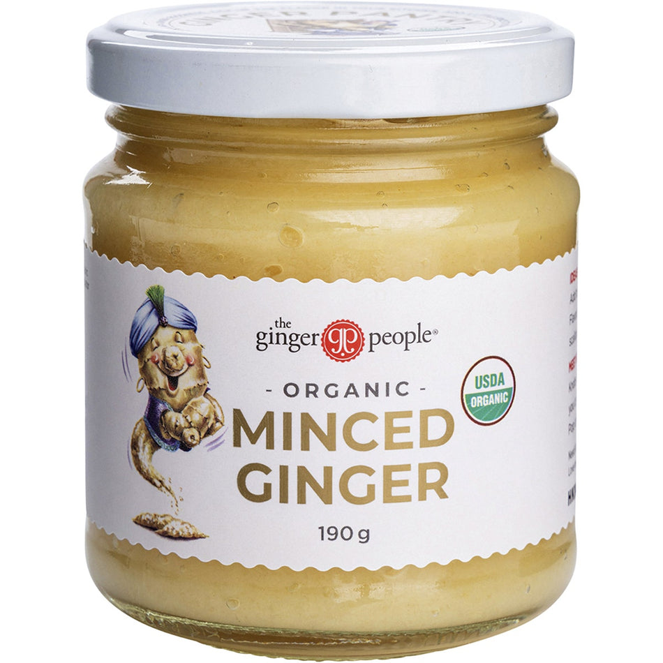 THE GINGER PEOPLE Minced Ginger Organic 190g