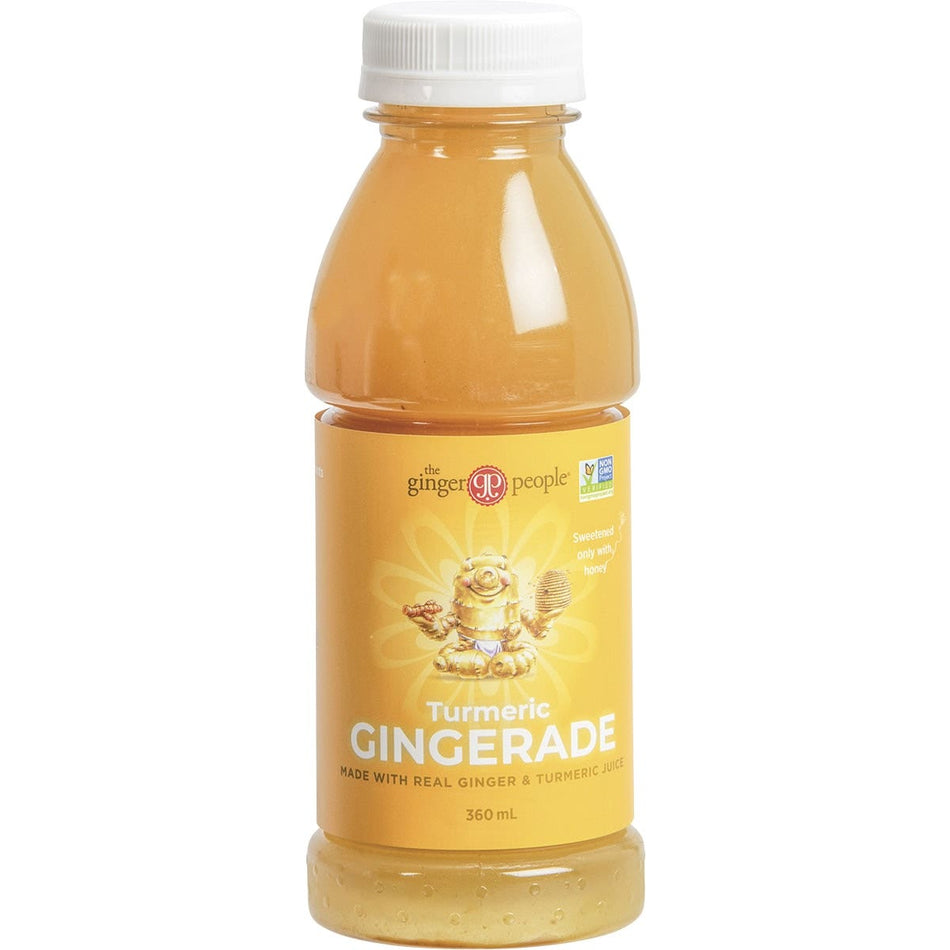 THE GINGER PEOPLE Turmeric Gingerade With Real Ginger & Turmeric Juice 360ml