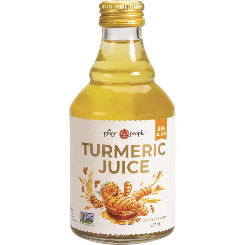 The Ginger People Turmeric Juice 99% Juice 237ml 6PK