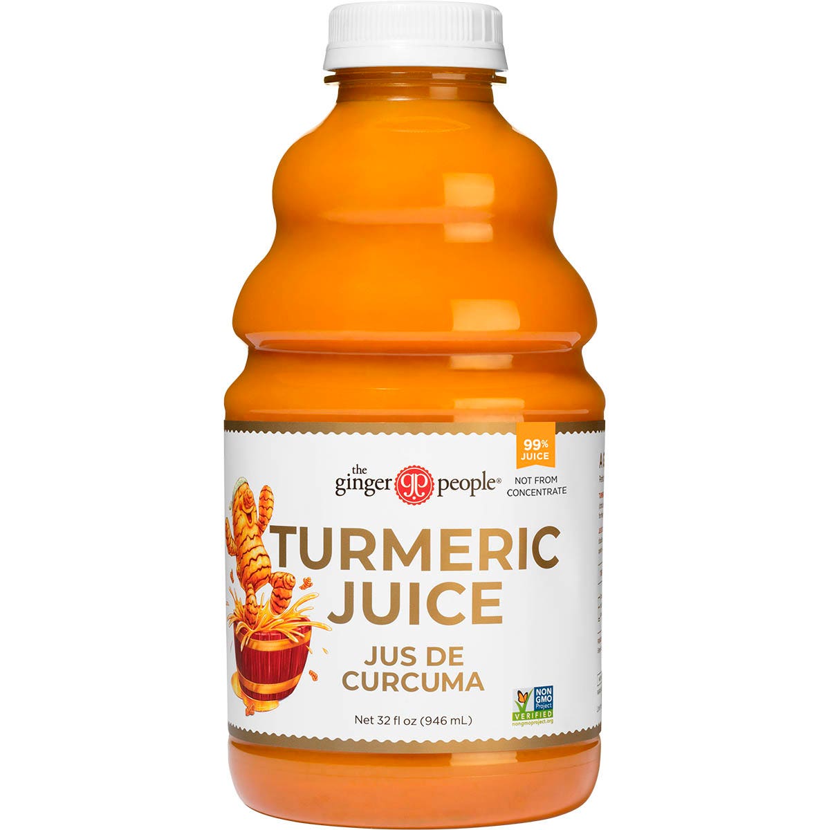 THE GINGER PEOPLE Turmeric Juice 99% 946ml