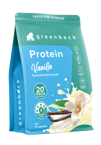 Greenback Plant Protein Powder Vanilla 330g