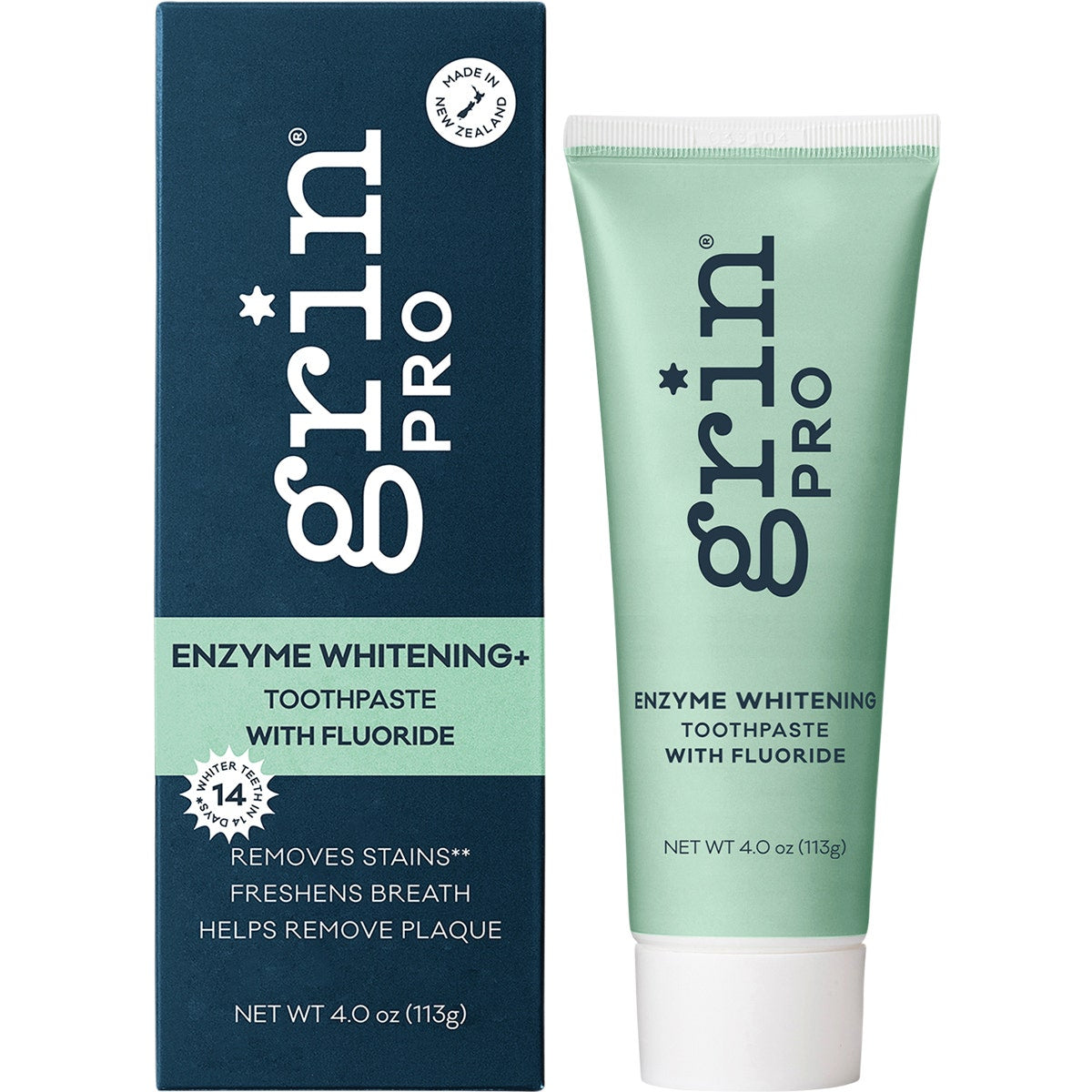 Grin Pro Toothpaste Enzyme Whitening with Fluoride 113g