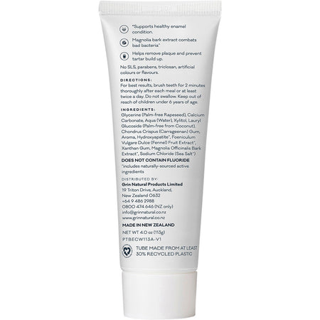 Grin Pro Toothpaste Enamel Care with Nano-Hydroxyapatite 113g