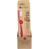 Grin Biodegradable Toothbrush - Kids Extra Soft - Pink