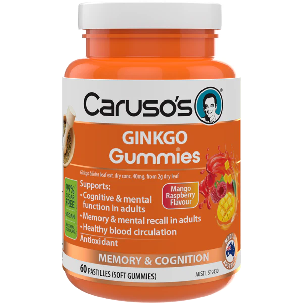 Caruso's GINKGO Gummies 60 Pastilles