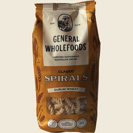 General Wholefoods Durum Wheat Pasta Spirals 400g
