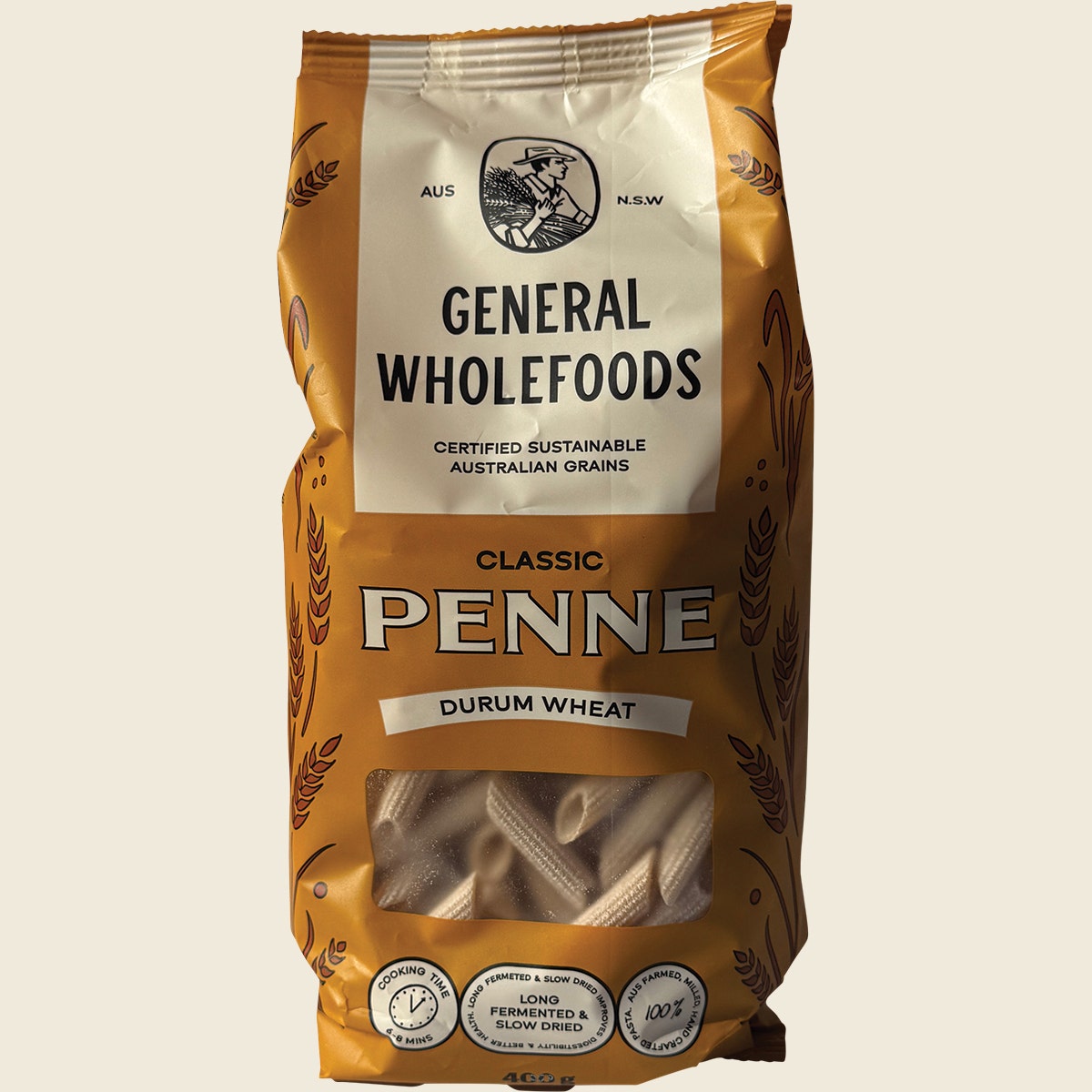General Wholefoods Durum Wheat Pasta Penne 400g