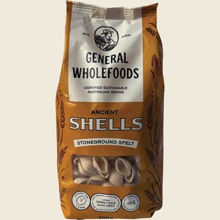 General Wholefoods Spelt Pasta Shells 400g