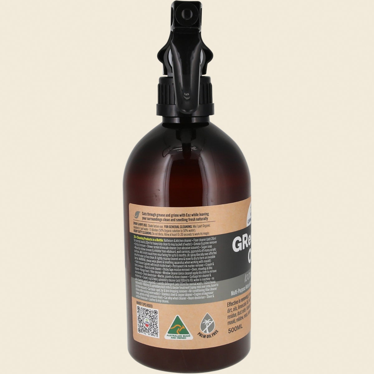 Greezy Off Multi-Purpose Natural Antibacterial Cleaner 500ml