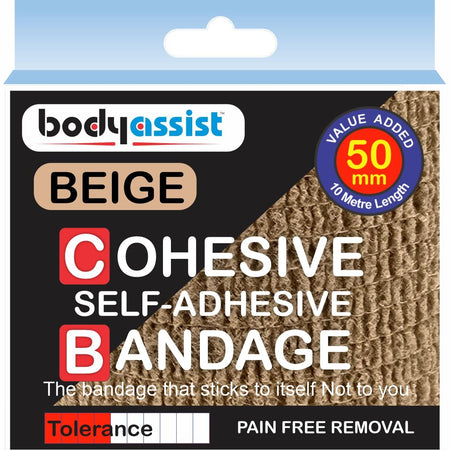 Bodyassist Cohesive Bandage 50mm x 10metre