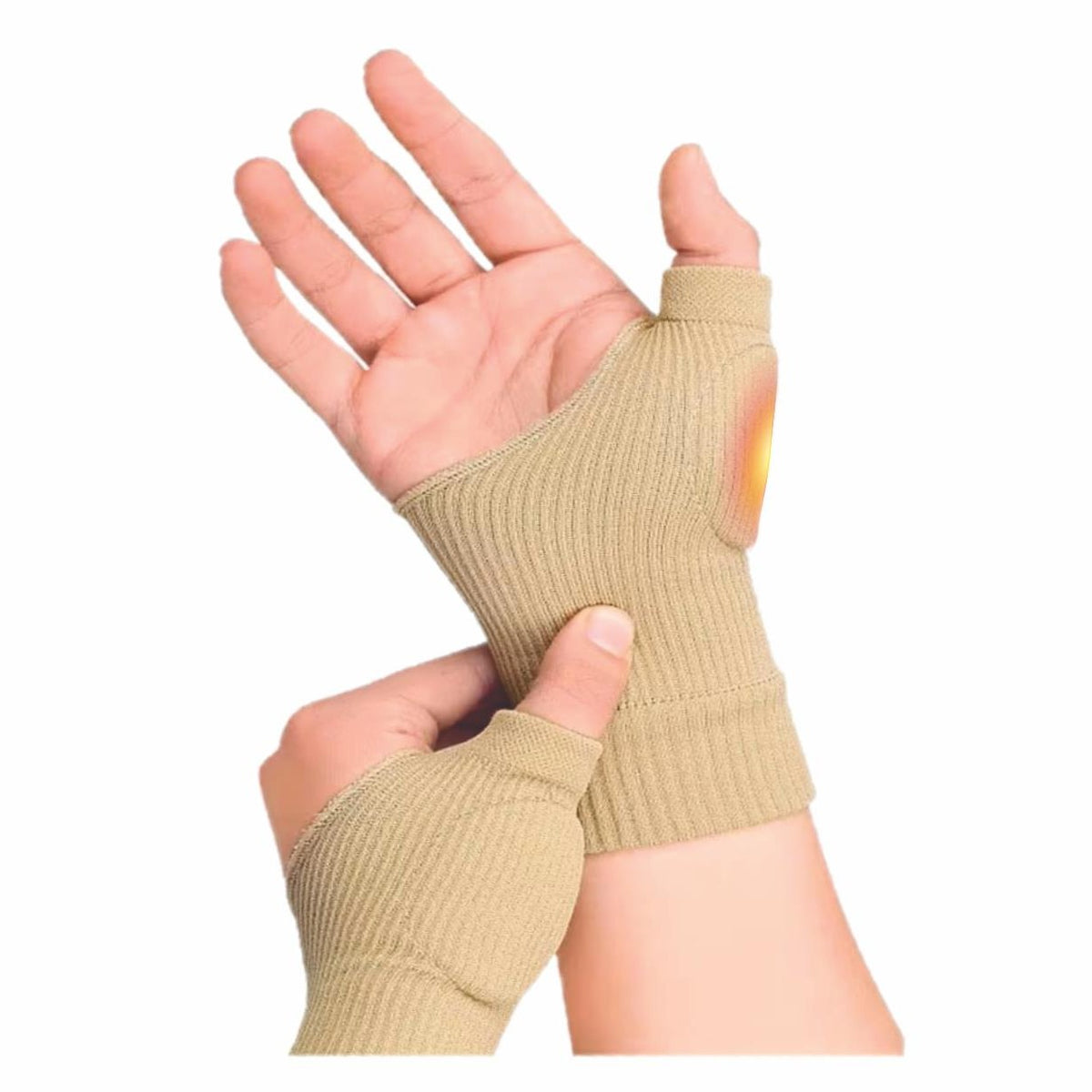 Bodyassist Crafter's Thumb Pad Glove for hobbyists Pair Beige