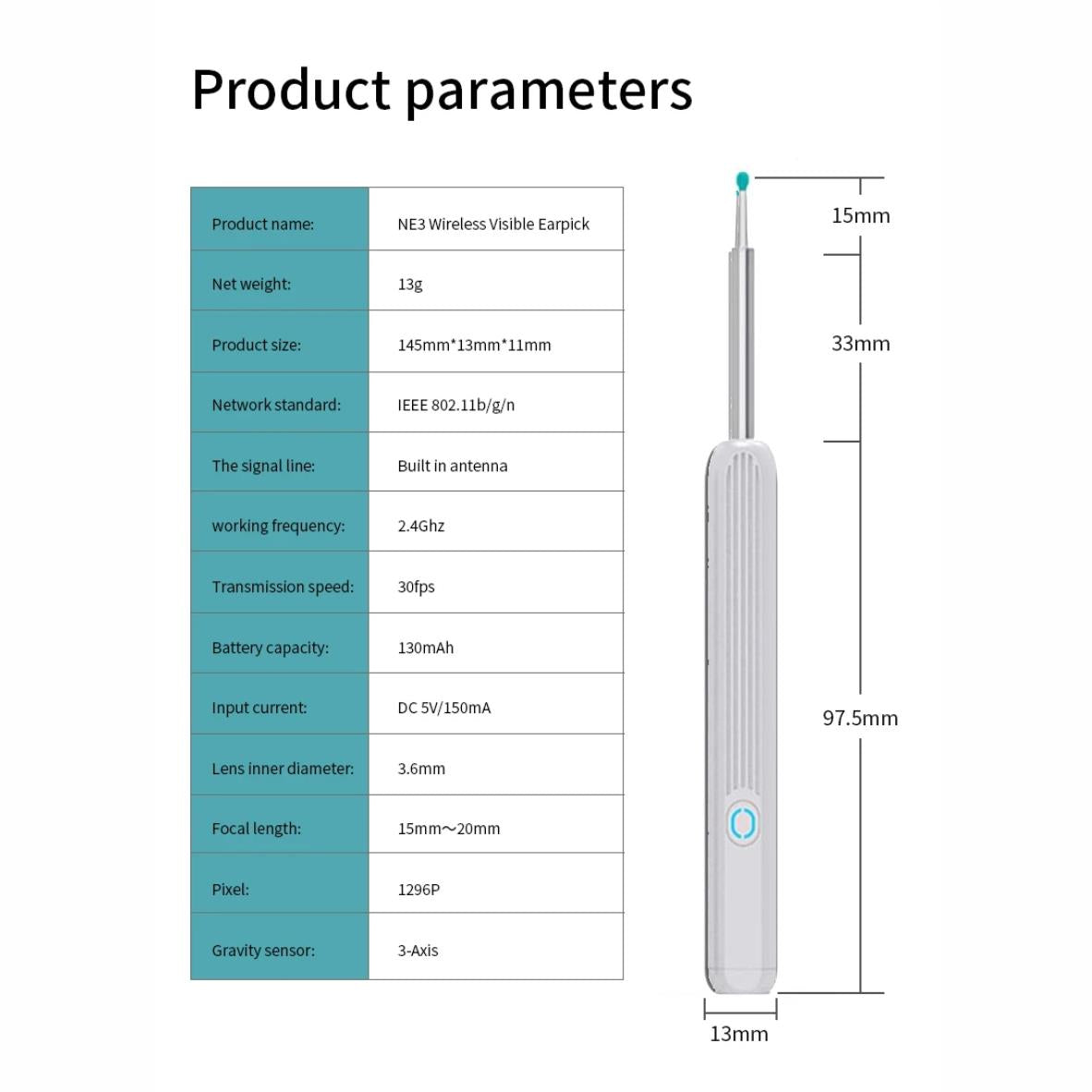 NE3 Visual Ear Wax Removal Tool
