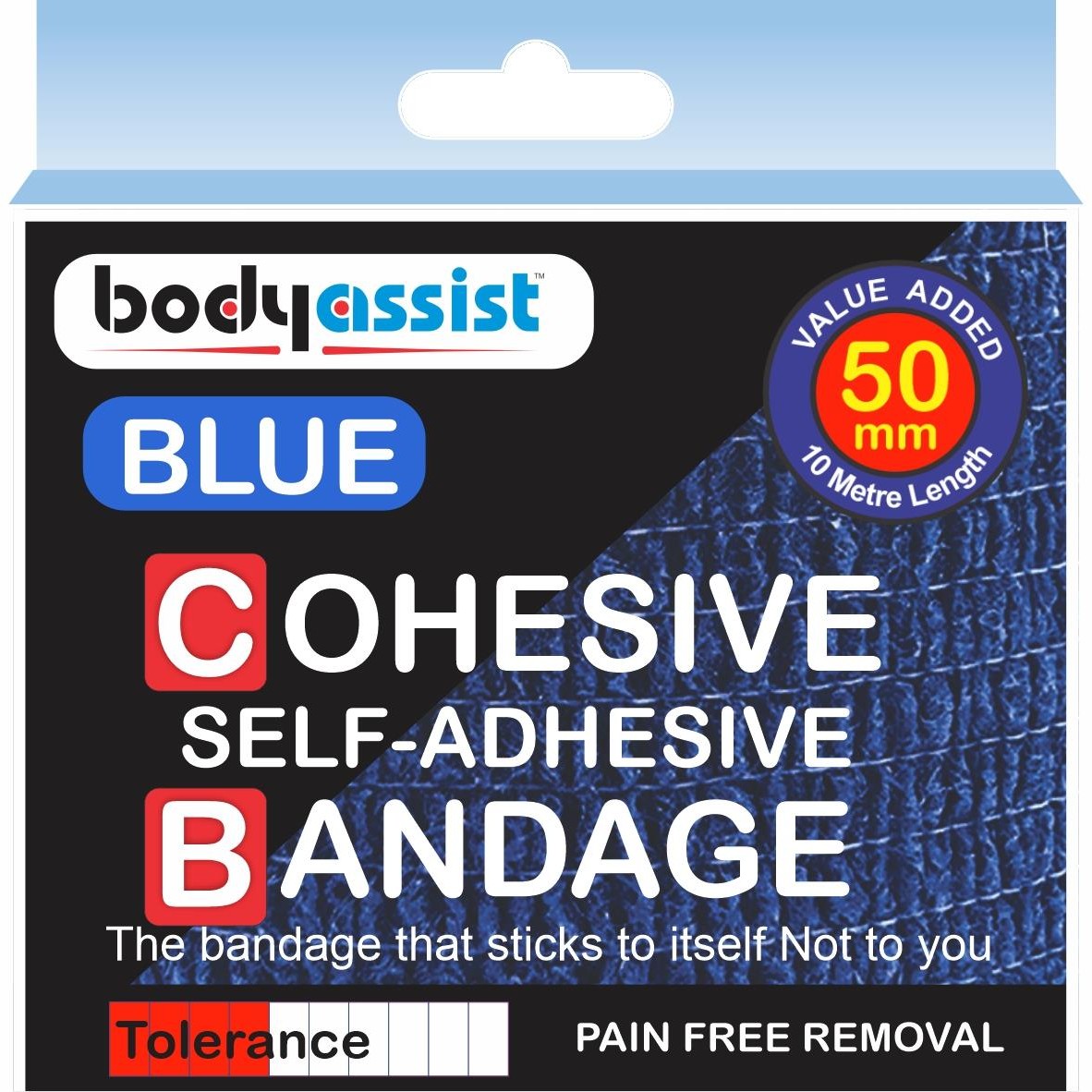 Bodyassist Cohesive Bandage 50mm x 10metre