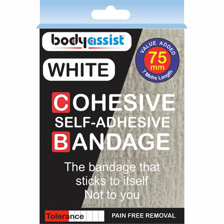 Bodyassist Cohesive Bandage 75mm x 7metre