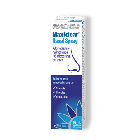Maxiclear Xylometazoline Nasal Spray 10ml