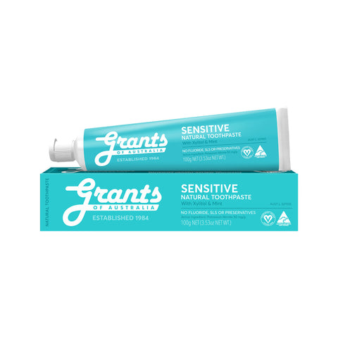 Grants Of Australia Natural Toothpaste Sensitive with Mint 100g