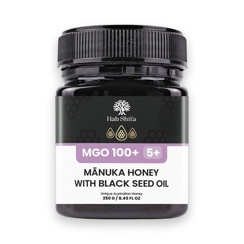 Hab Shifa Manuka Honey with Black Seed Oil MGO100+ 250g
